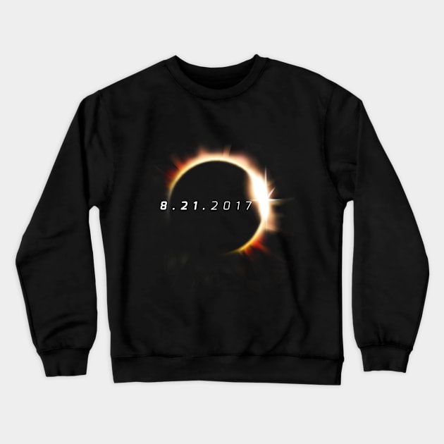 Total Solar Eclipse August 21 2017 Crewneck Sweatshirt by vo_maria